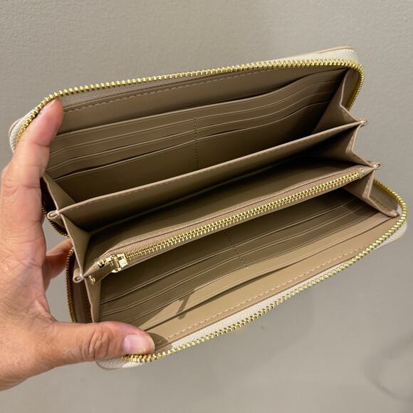 Coach CBO02 Long Zip Around Wallet In Sketch Signature Canvas blue - Picture 10 of 11